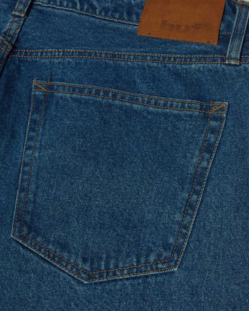 HUF Basic Ass Jeans Stone Wash Indigo - Image 4