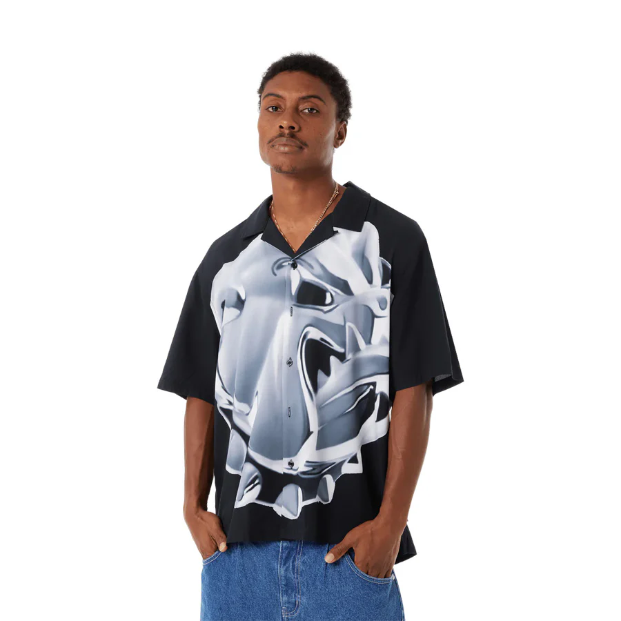 Huf Big Dawg Resort Shirt - Black - Image 3
