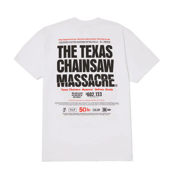 Huf Box Office T-Shirt - White - Image 2