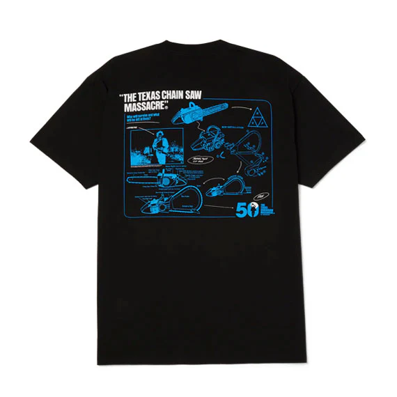 Huf Fear T-Shirt - Black - Image 2