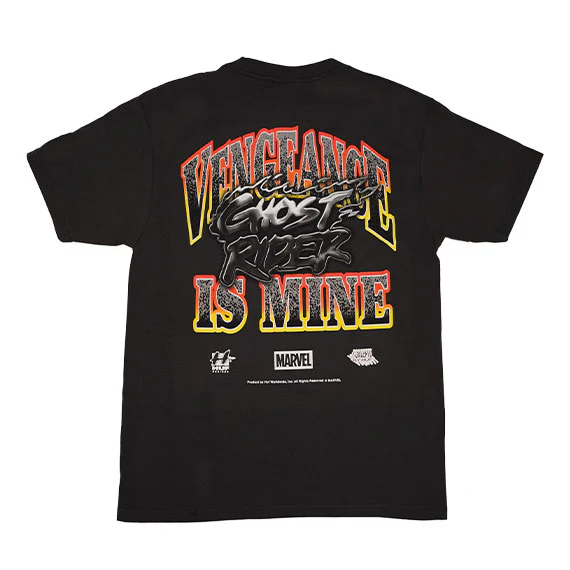 HUF Ghost Rider Vengeance T-Shirt Washed Black - Image 2