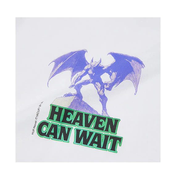 HUF Heaven Can Wait T-Shirt White - Image 2
