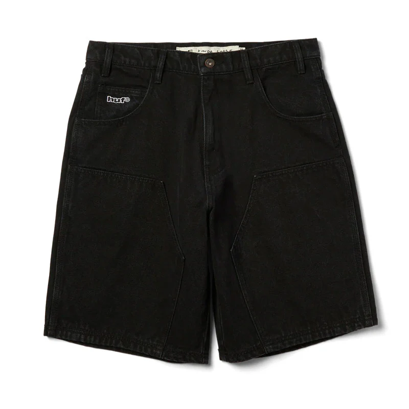 HUF Kinda Loose Double Knee Short Faded Black
