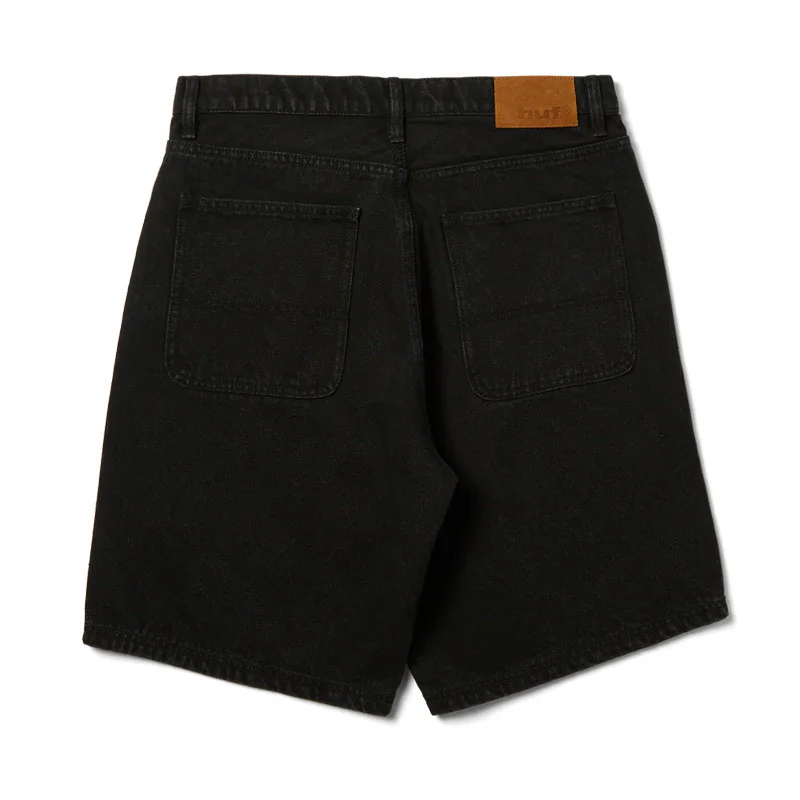 HUF Kinda Loose Double Knee Short Faded Black - Image 2