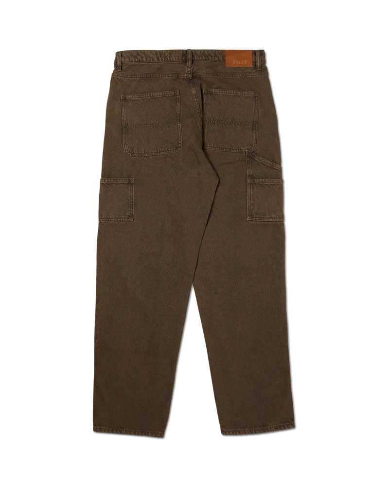 HUF Kinda Loose Double Knees Jeans Chocolate - Image 2
