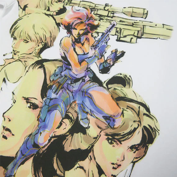 HUF Metal Gear Solid Battlefield T-Shirt White - Image 3