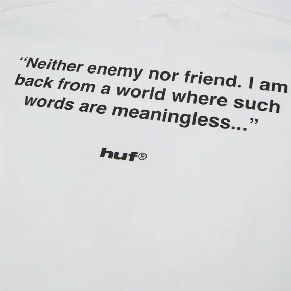 HUF Metal Gear Solid Gray Fox T-Shirt White - Image 4