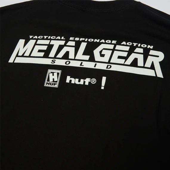 HUF Metal Gear Solid MGS1 T-Shirt Black - Image 4