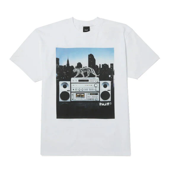 HUF Midnight Radio T-Shirt White