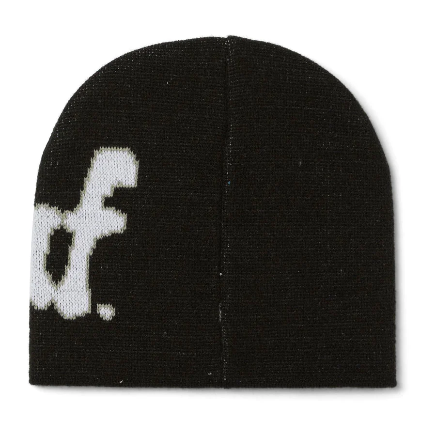 HUF Noble Skull Beanie Black - Image 2