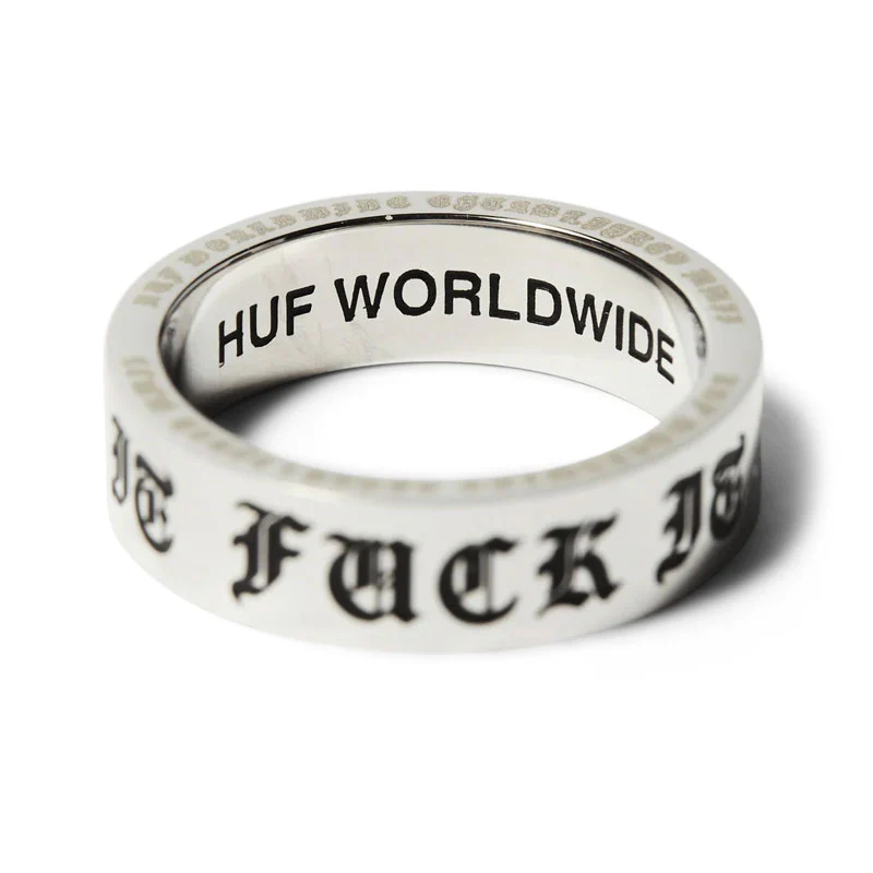 HUF Old E Ring Silver - Image 3