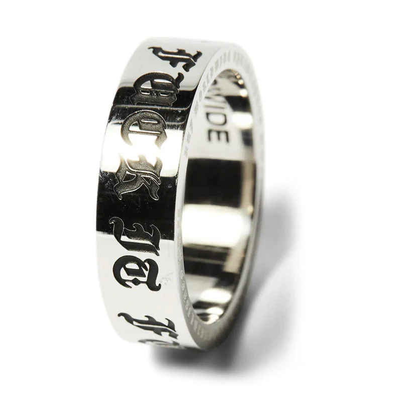 HUF Old E Ring Silver - Image 4