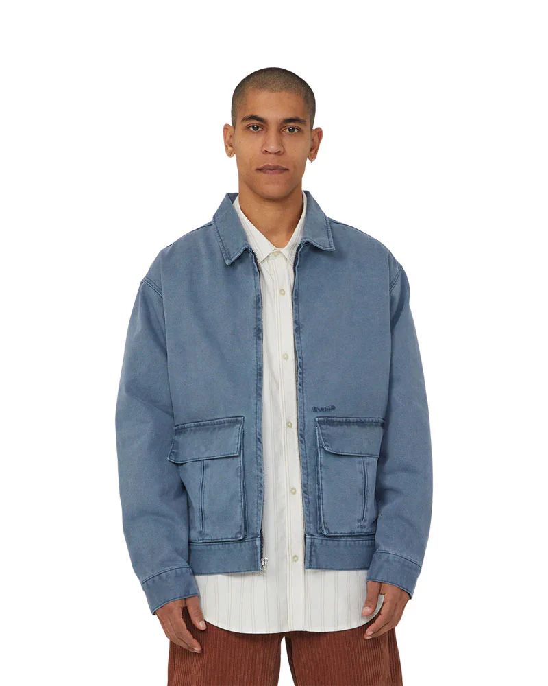 HUF Pacific Work Jacket Blue - Image 5