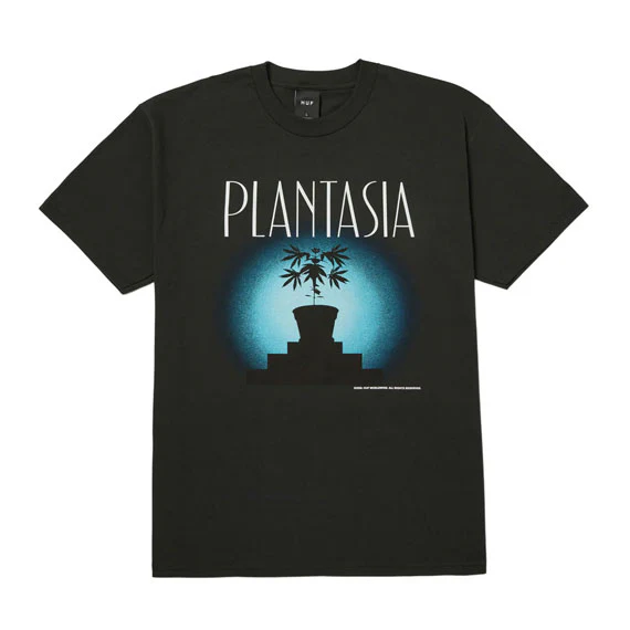 HUF Plantasia Short Sleeve T-Shirt Vintage Black