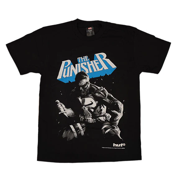 HUF Punisher T-Shirt Black