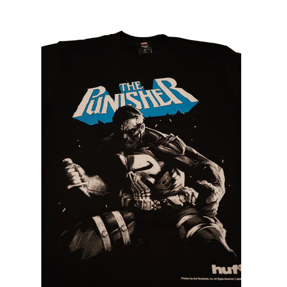 HUF Punisher T-Shirt Black - Image 3