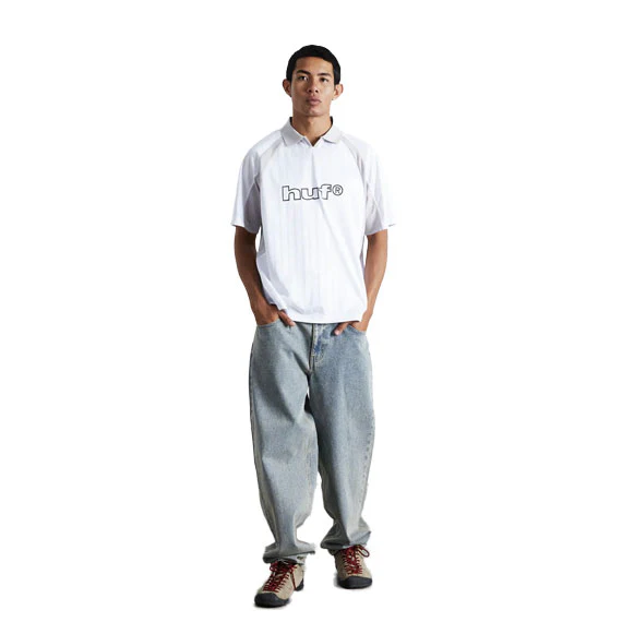 HUF Sideline Soccer Jersey White - Image 5