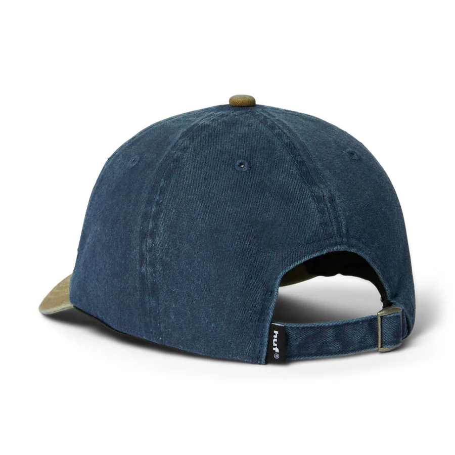 HUF Two Tone 89 Washed 6 Panel Hat Navy - Image 2