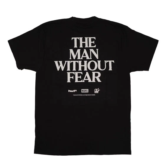 HUF Without Fear T-Shirt Black - Image 2