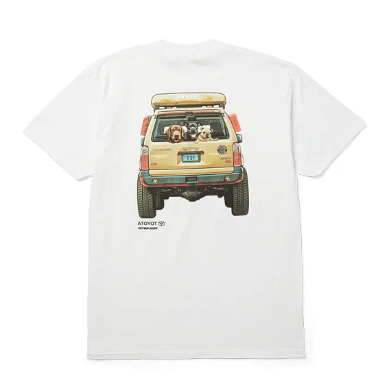 Huf x Toyota 4 Runner T-Shirt White - Image 2