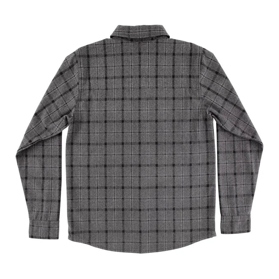 Independent Belmont Long Sleeve Flannel Black/Grey - Image 2