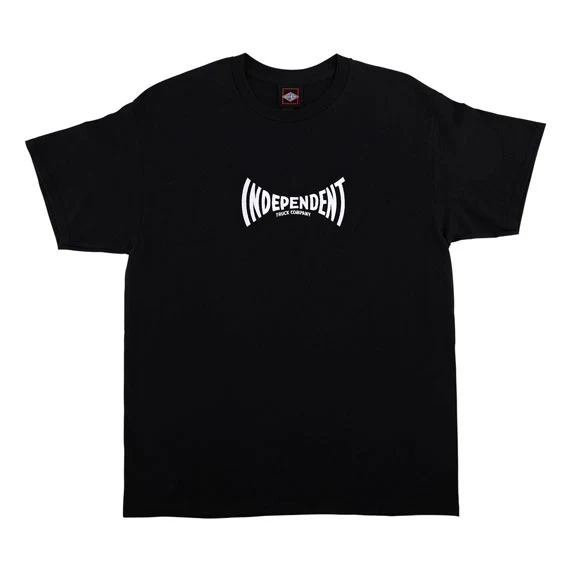 Independent Embroidered Span T-Shirt Black