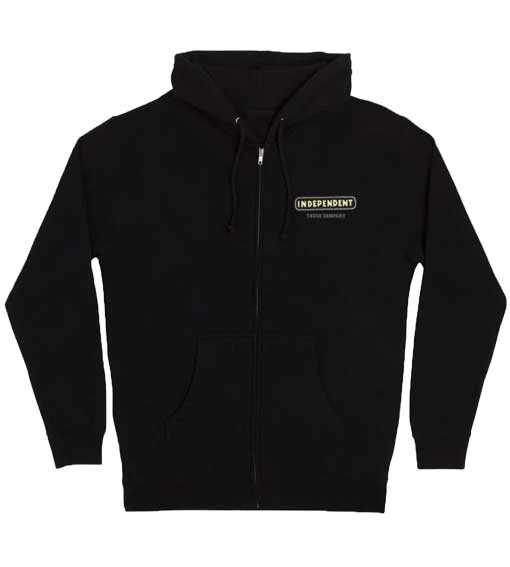 Independent ITC Stained Zip Sweatshirt - Black - Image 2