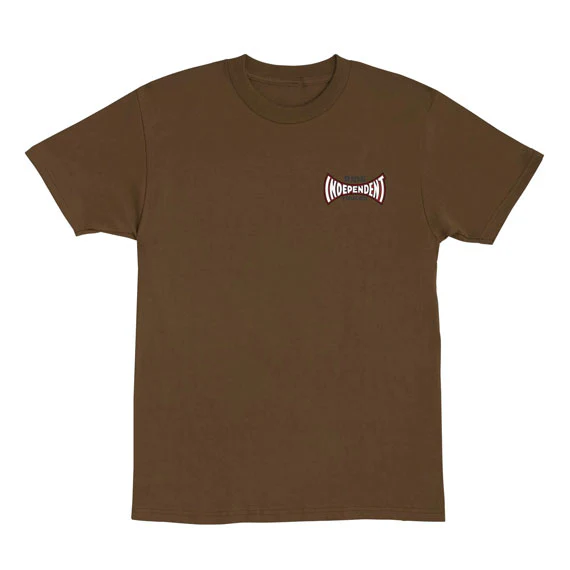 Independent Rose Span T-Shirt - Dark Chocolate - Image 2