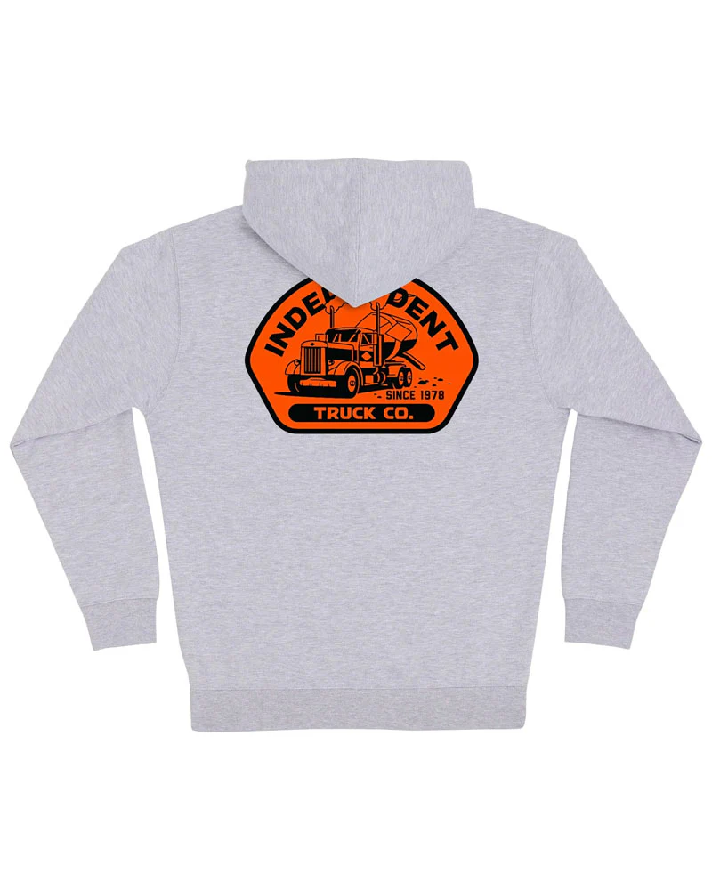 Independent Trucking Zip Hoodie Grey Heather - Image 2
