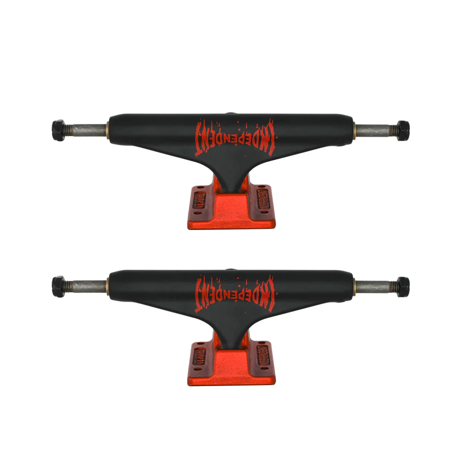 Independent Trucks Stage XI Splatter Span Black/Ano Red 144