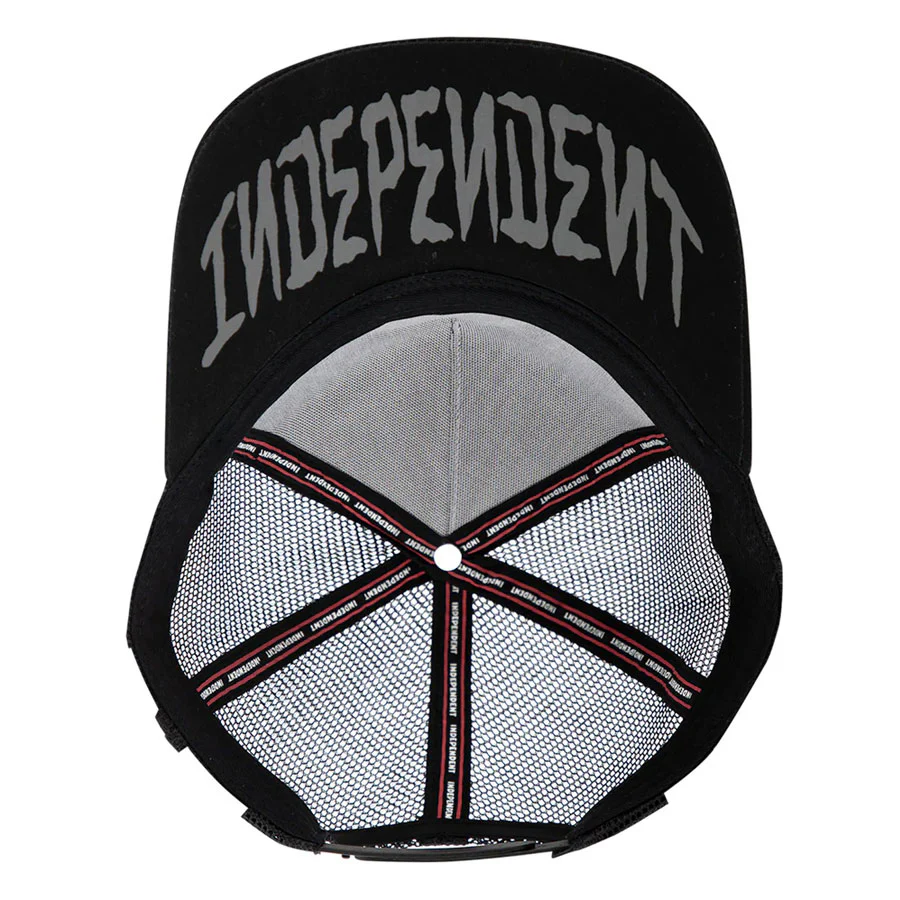 Independent Snapback Dressen Skull Rose Black - Image 2