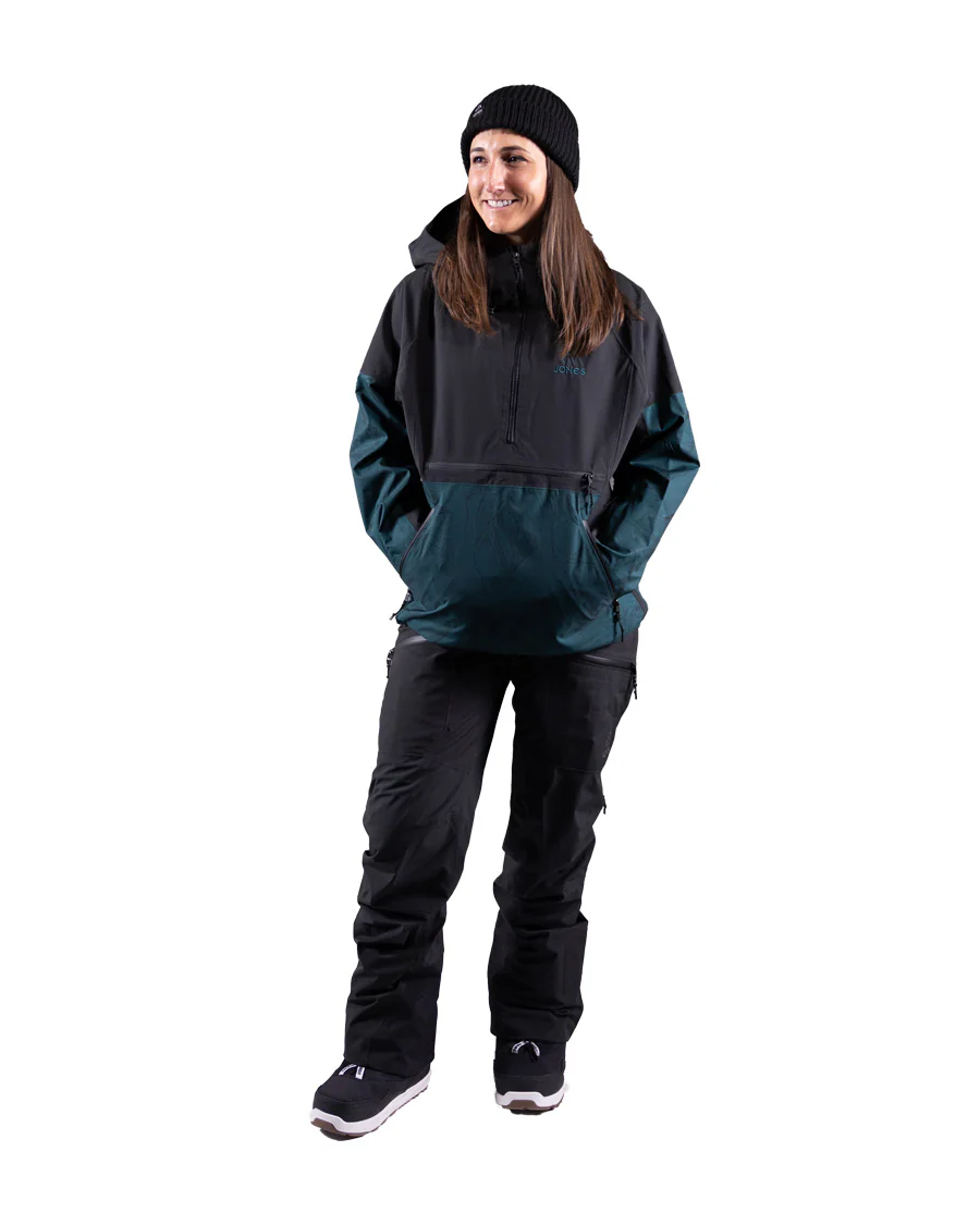 Jones Women's Mtn Surf Rec Anorak Pacific Teal Print 2025 - Image 2