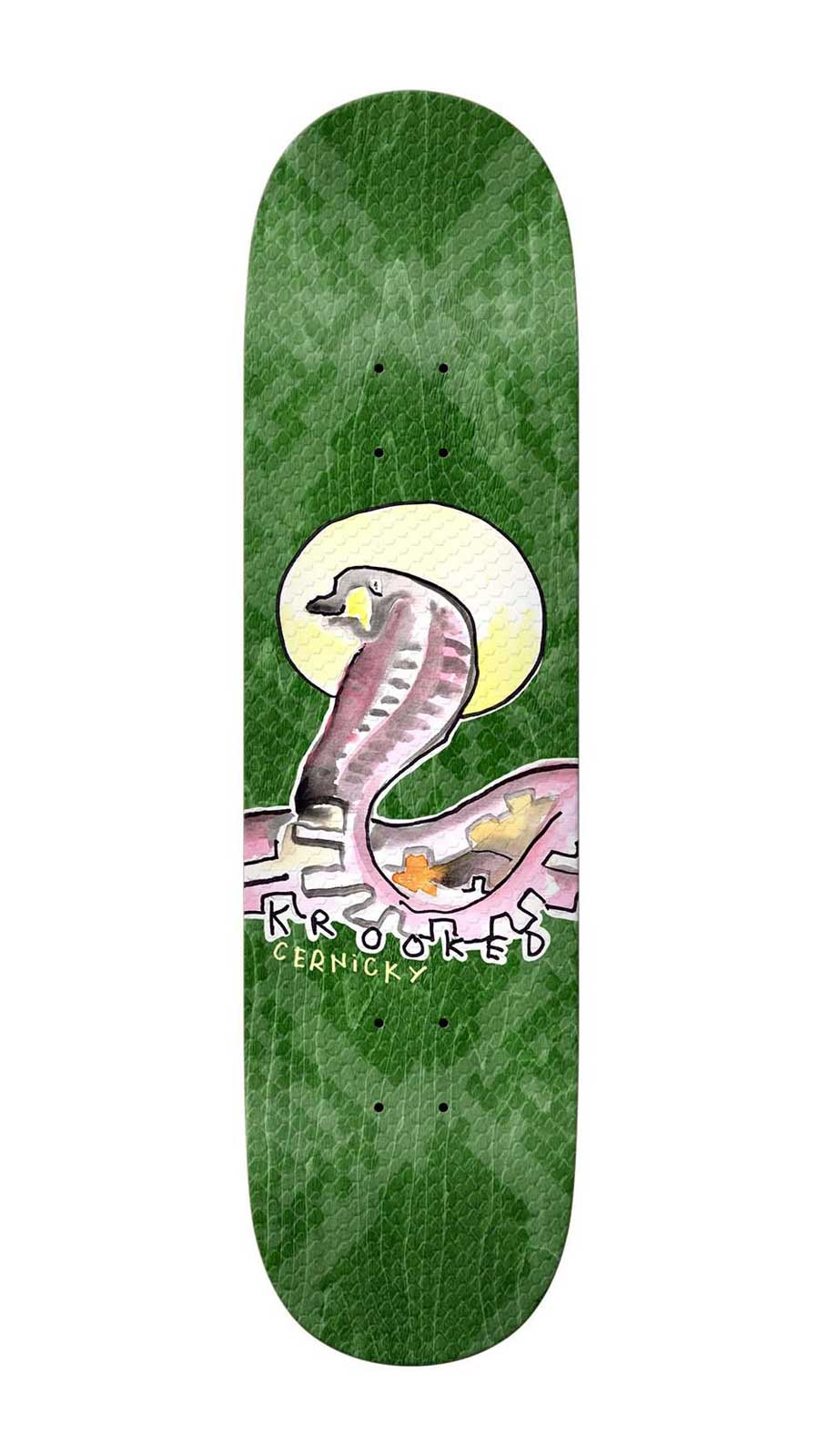 Krooked Cernicky Snake Board Deck 8.62"