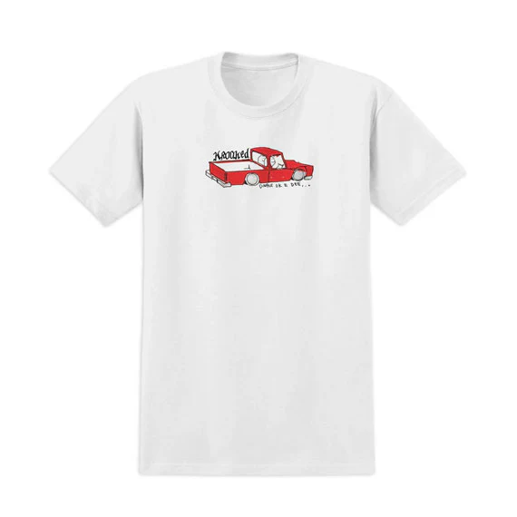 Krooked Double Ok Short Sleeve T-Shirt White