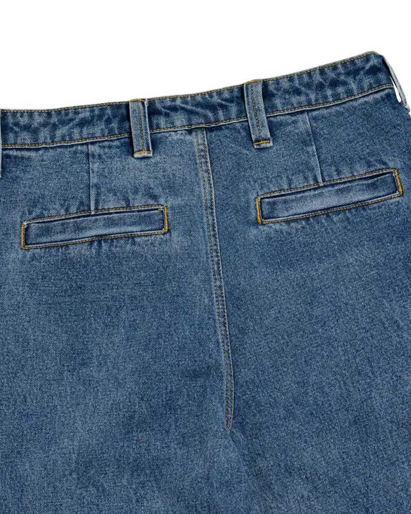 Krooked Eyes Denim Twill Pant - Med Stone Wash - Image 5