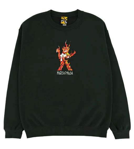Krooked Inferno Crew - Dark Green