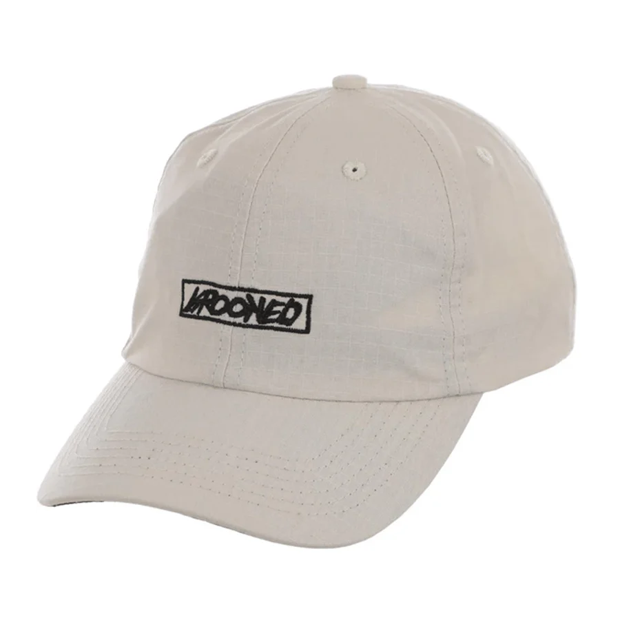 Krooked Moonsmile Script Strapback Cap Natural