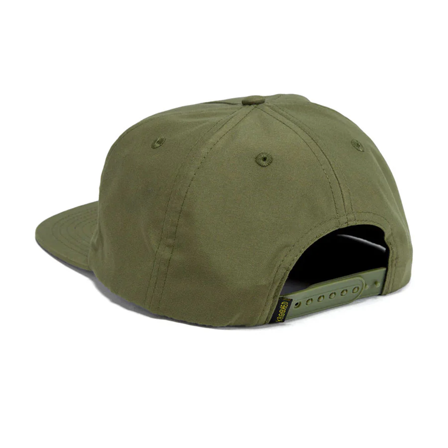 Krooked Skulls Snapback Olive - Image 2
