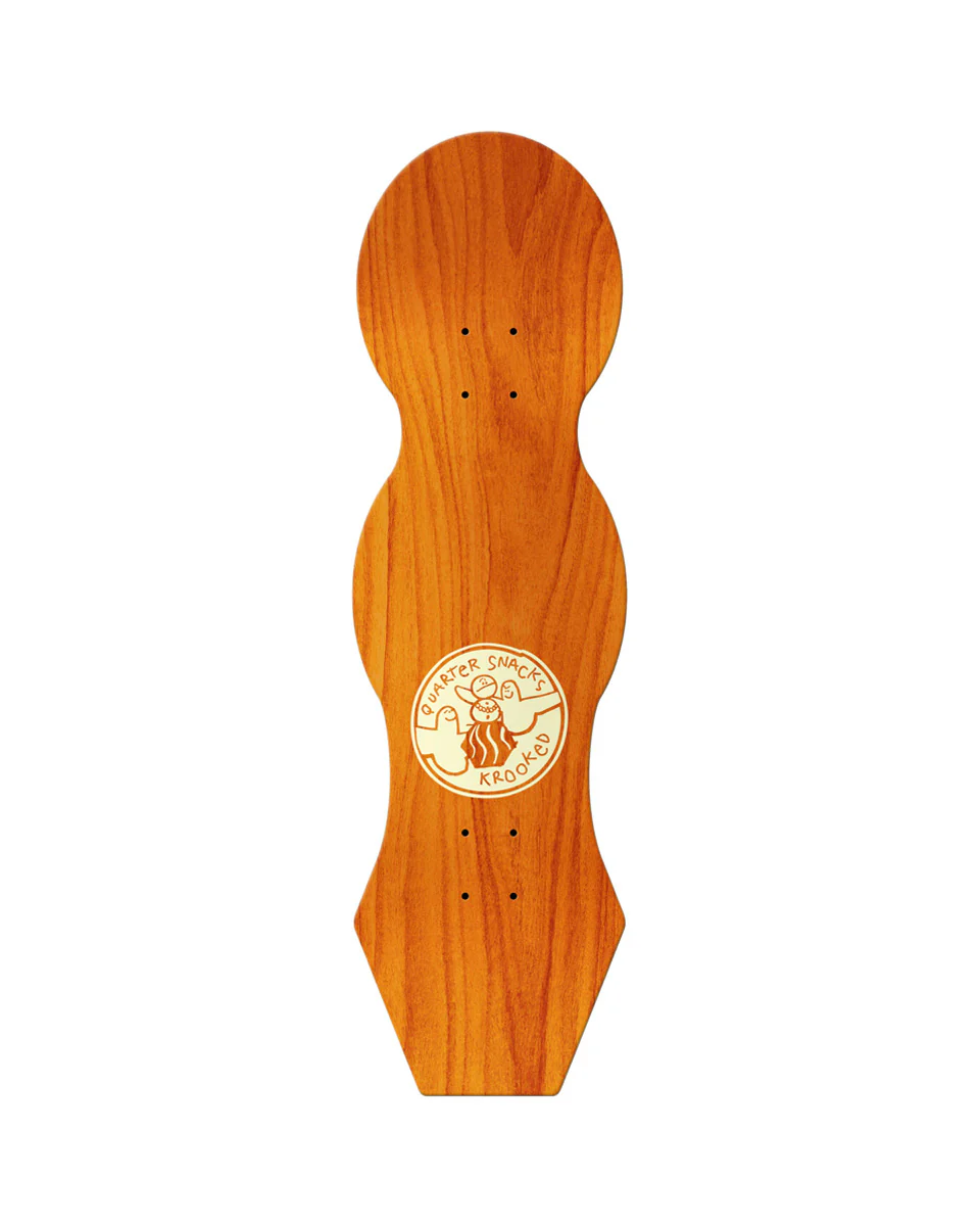 Krooked X Quartersnacks Snackman Cruiser Deck - Image 2