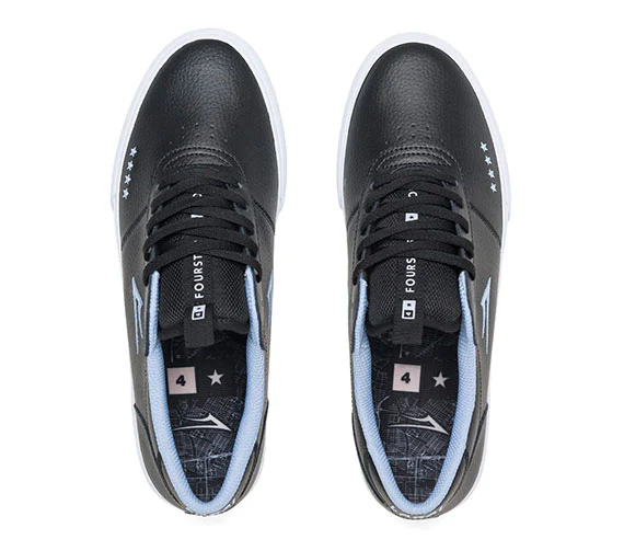 Lakai Manchester - Black/Pebble Leather - Image 3