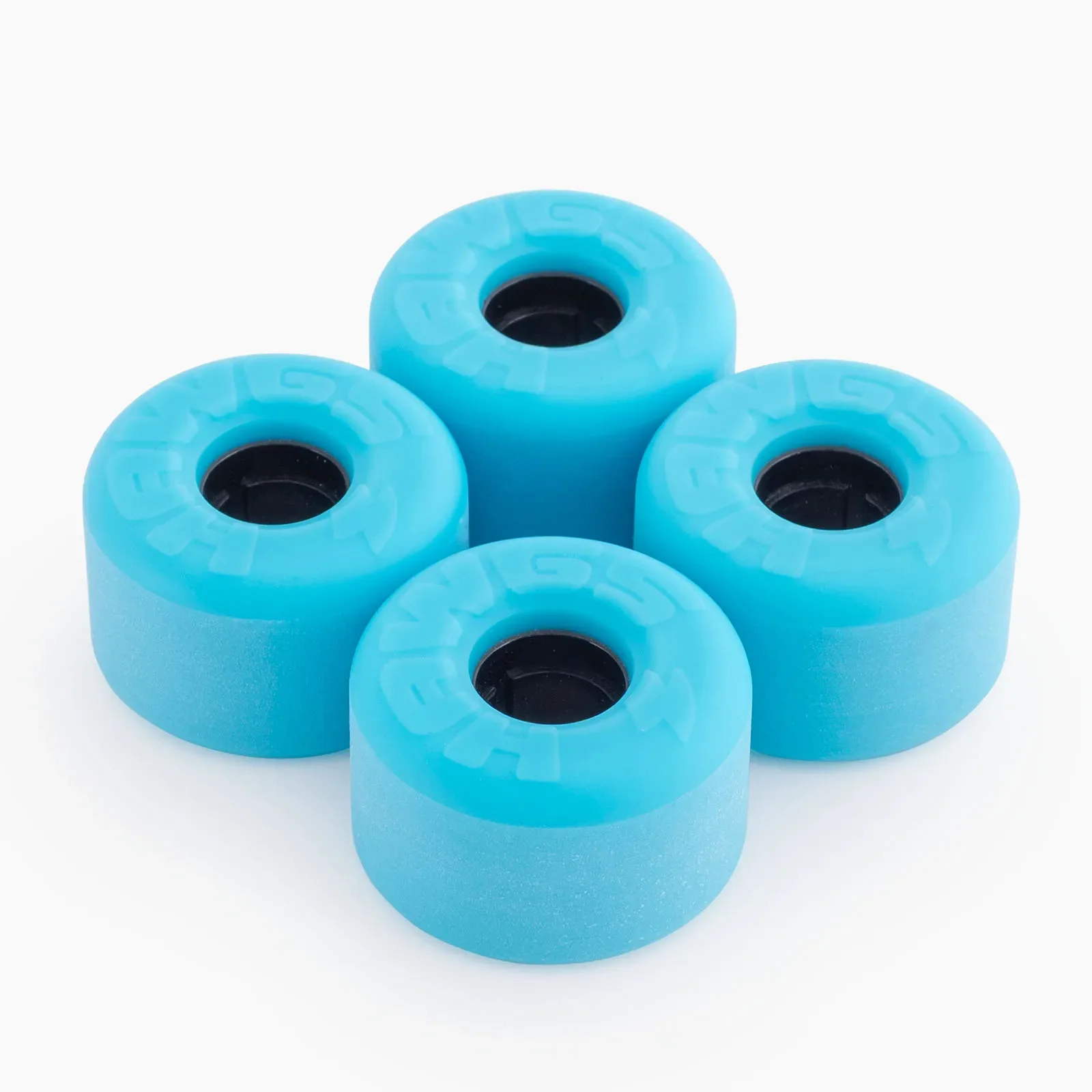 Landyachtz Lil' EZ Hawgs Blue Stone Ground 78a Wheels 60mm - Image 3