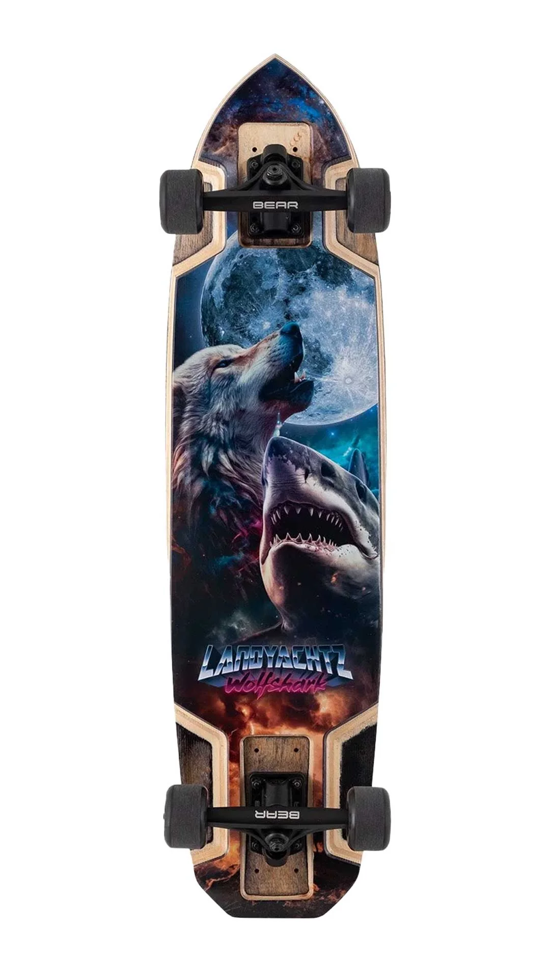 Landyachtz Wolfshark Longboard 35.2"