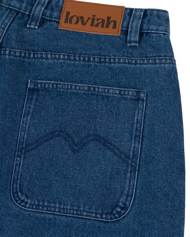 Loviah 1990 Baggy Denim Indigo Medium Wash - Image 4