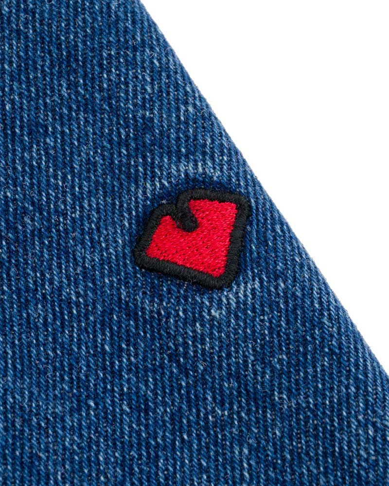 Loviah Og Baggy 5 Pocket Denim Indigo Medium Wash - Image 4