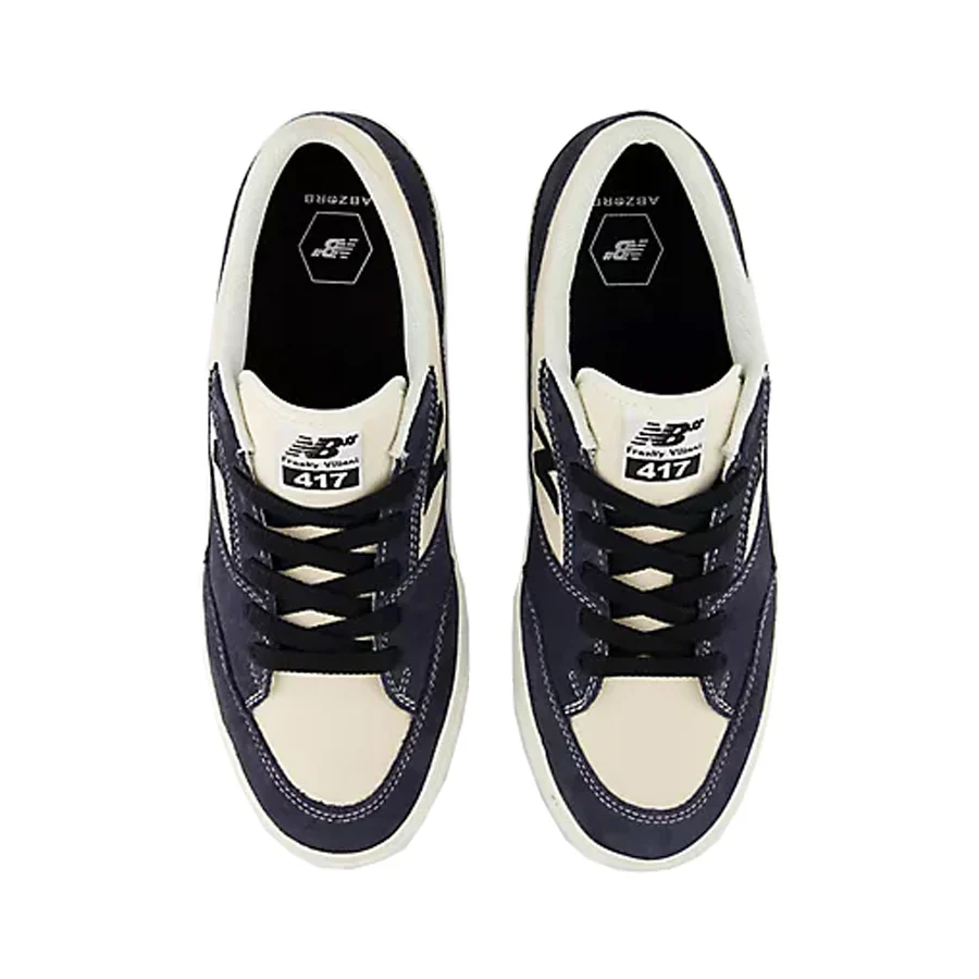 New Balance 417 Villani Low Shoe Navy/Sea Salt - Image 4