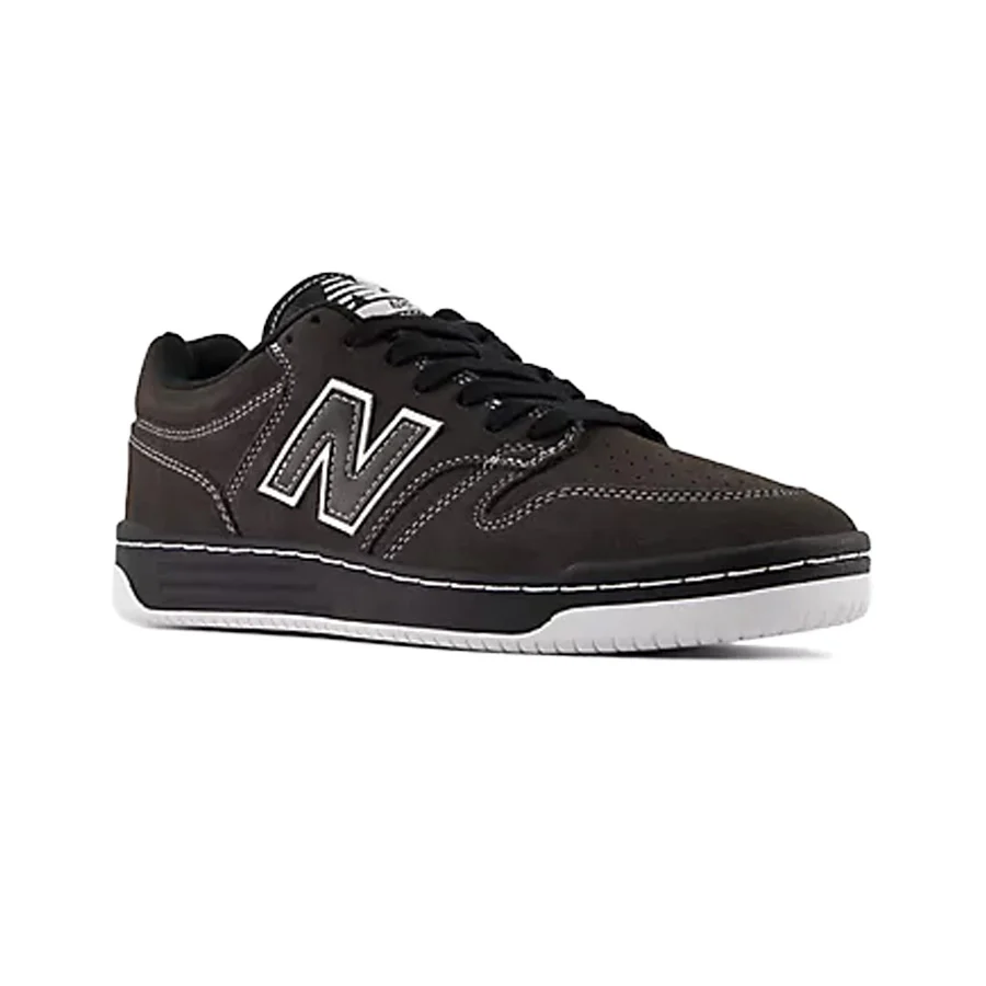 New Balance 480 Shoe Dark Grey/Black - Image 3