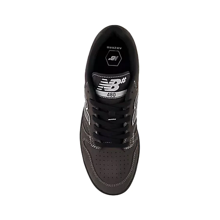 New Balance 480 Shoe Dark Grey/Black - Image 4