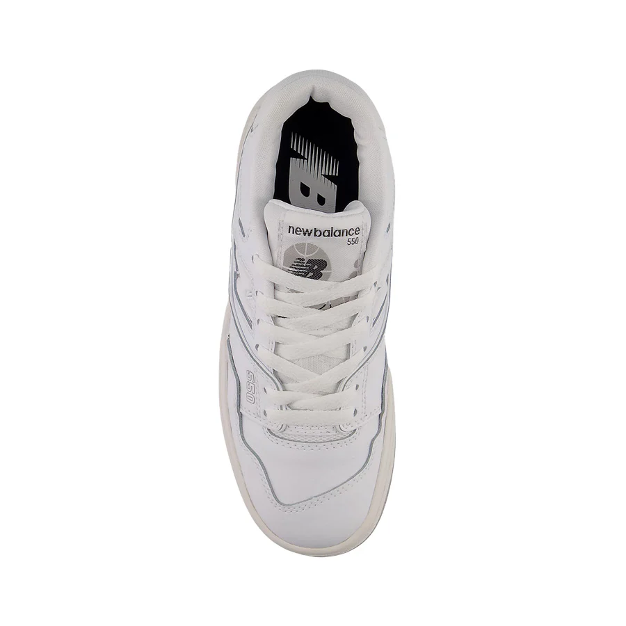New Balance 550 - White/Raincloud - Image 4
