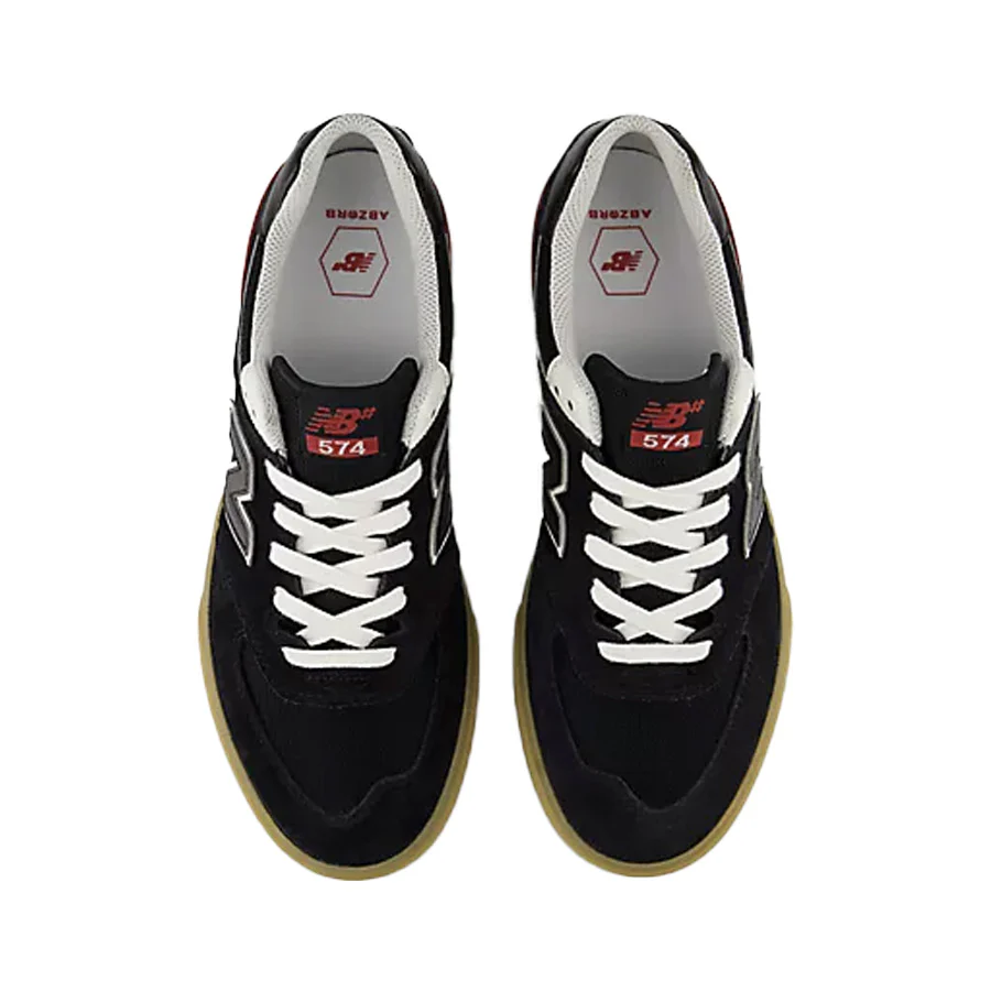 New Balance 574 Shoe Black/White - Image 4