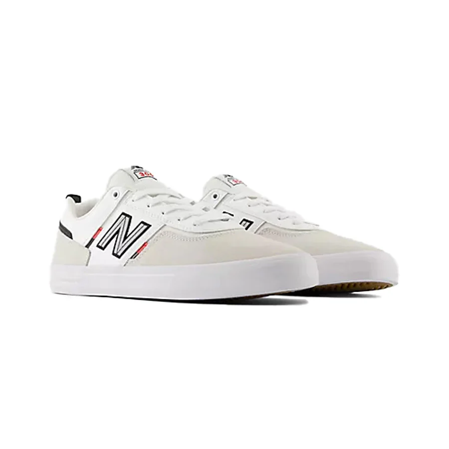 New Balance Numeric 306 Jamie Foy - White/Red - Image 3